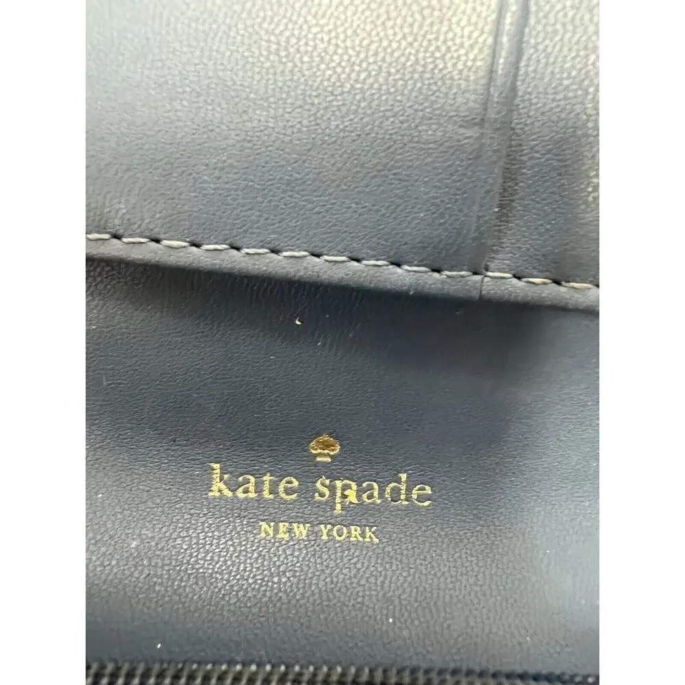 Kate Spade Blue Leather Small Wallet